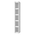 Manhattan Comfort Bookcase 1.0, 5 Shelves, White 30AMC6